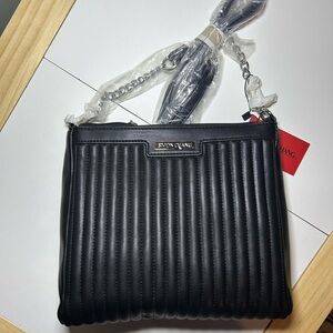 Simon Chang Black Quilted Women's Bag